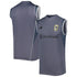 Columbus Crew adidas 2023 On-Field Sleeveless Training Authentic T-shirt - Gray