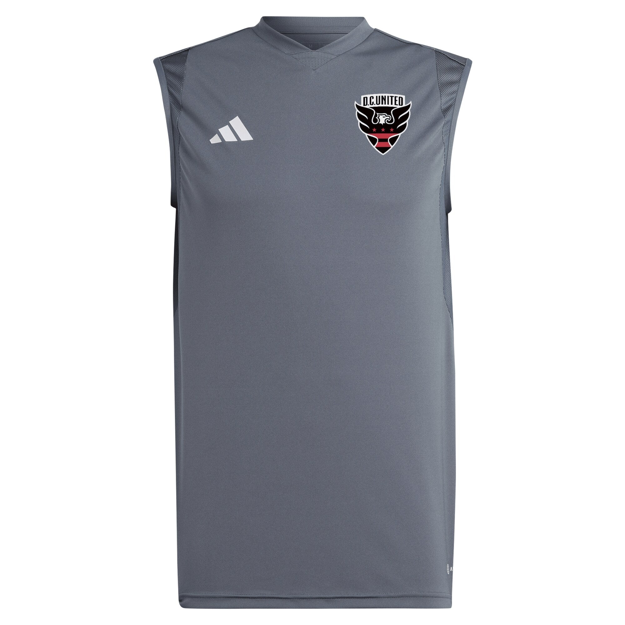 D.C. United adidas 2024 Sleeveless Training Authentic T-shirt - Gray