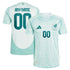 Mexico National Team adidas 2024 Away Custom Authentic T-shirt - Green