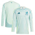 Mexico National Team adidas 2024 Away Long Sleeve Authentic T-shirt - Green