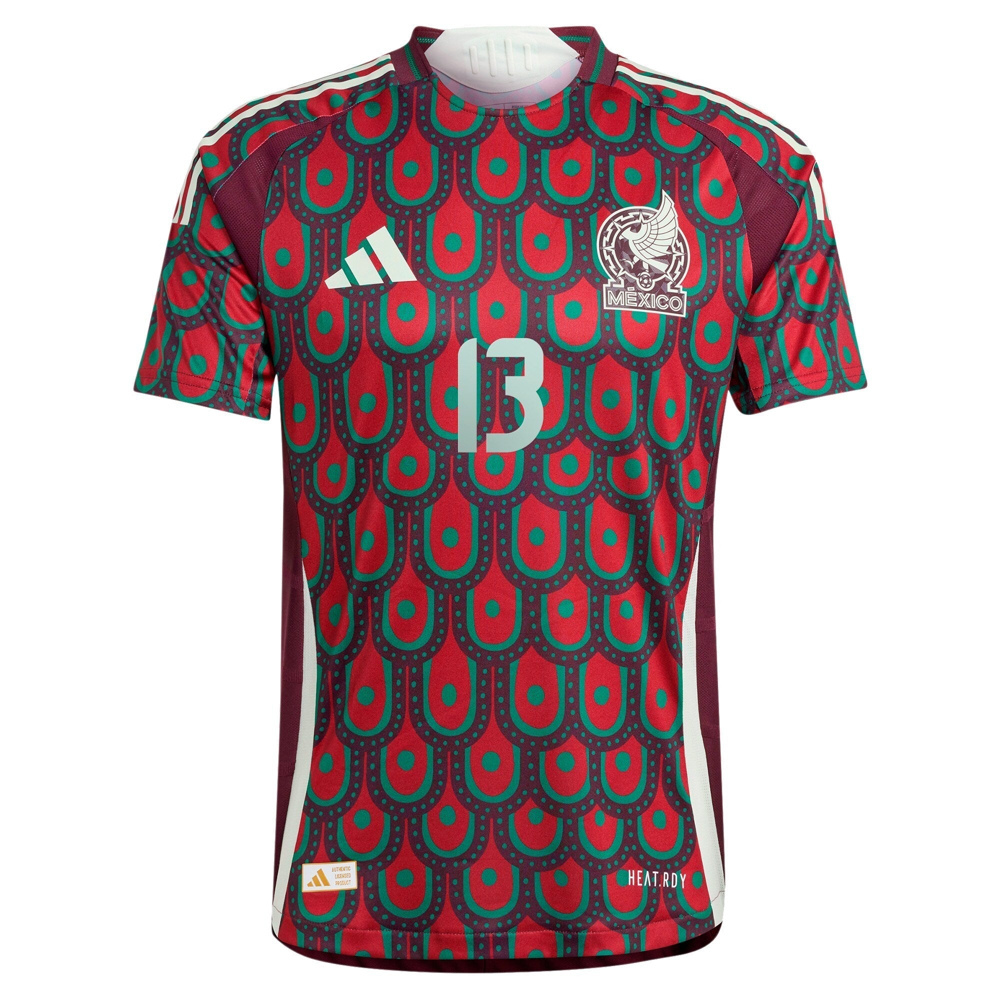 Guillermo Ochoa Mexico National Team adidas 2024 Home Player Authentic T-shirt - Burgundy