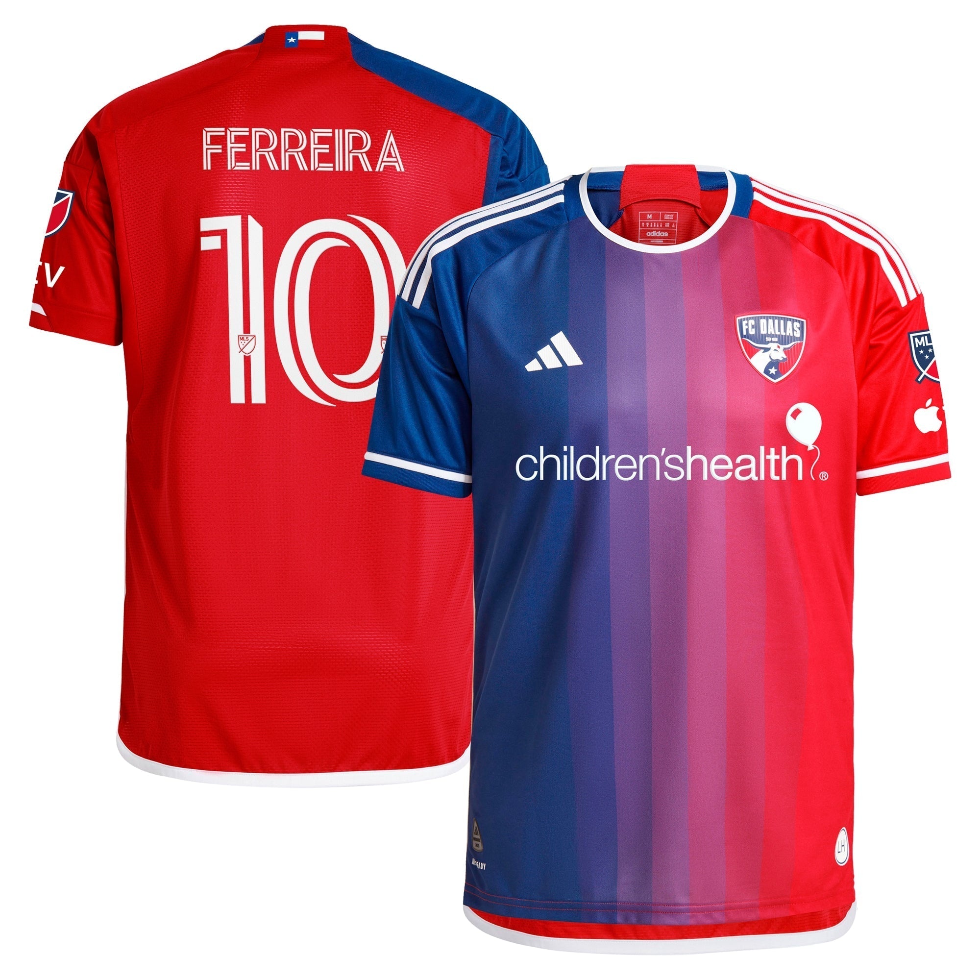 Jesus Ferreira FC Dallas adidas 2024 After Burner Player Authentic T-shirt – Navy