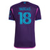 Kerwin Vargas Charlotte FC adidas 2023 Crown Jewel Kit Player Authentic T-shirt - Purple