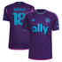 Kerwin Vargas Charlotte FC adidas 2023 Crown Jewel Kit Player Authentic T-shirt - Purple