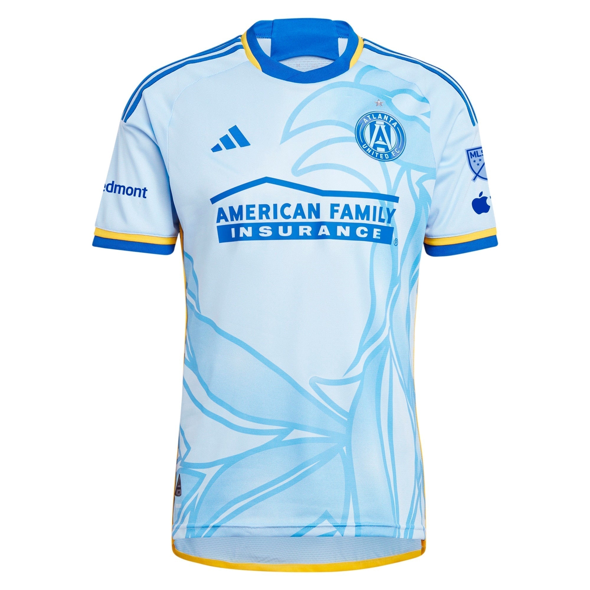 Atlanta United FC adidas 2024 The Resurgens Kit Authentic T-shirt - Light Blue