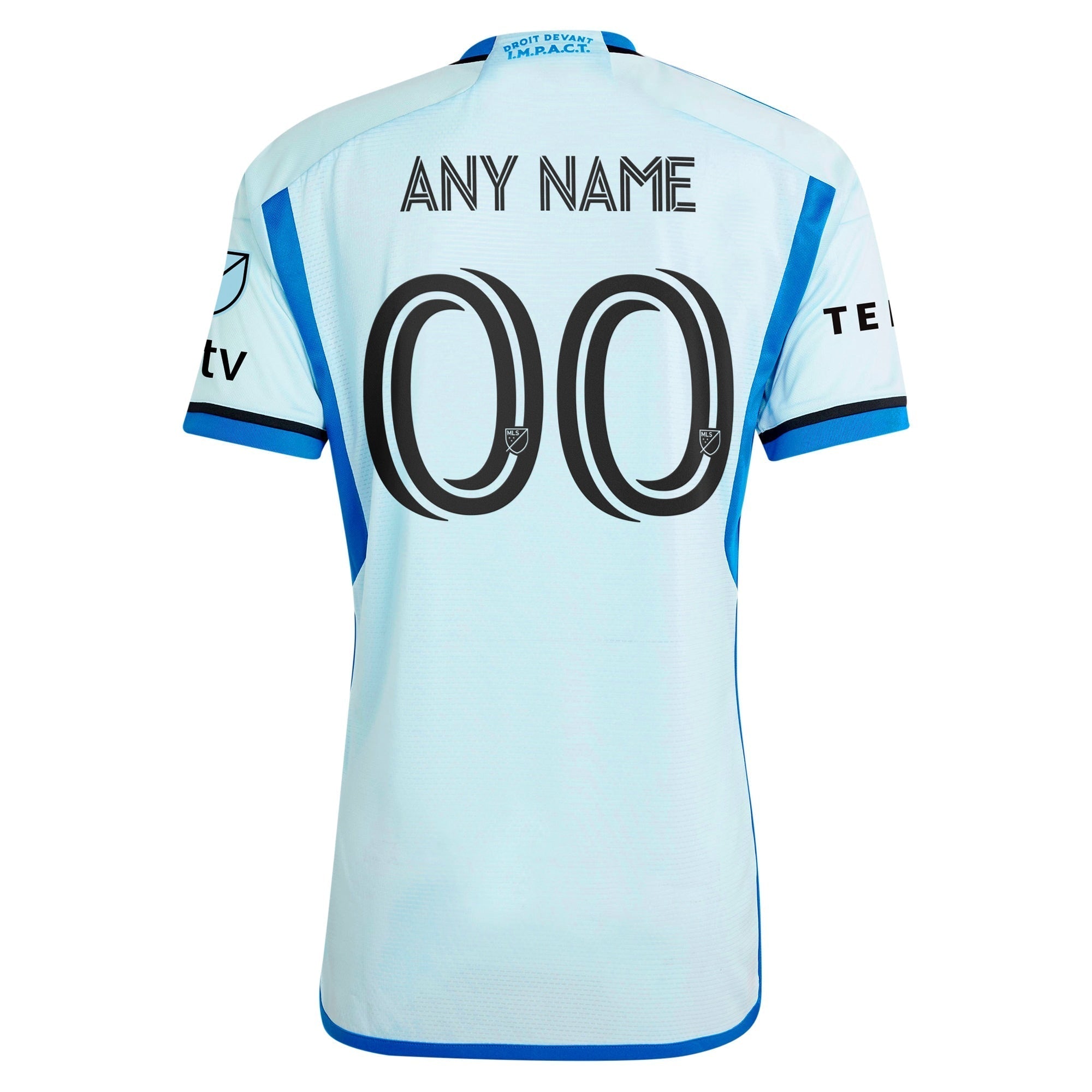 CF Montreal adidas 2024 La Main Custom Authentic T-shirt – Light Blue