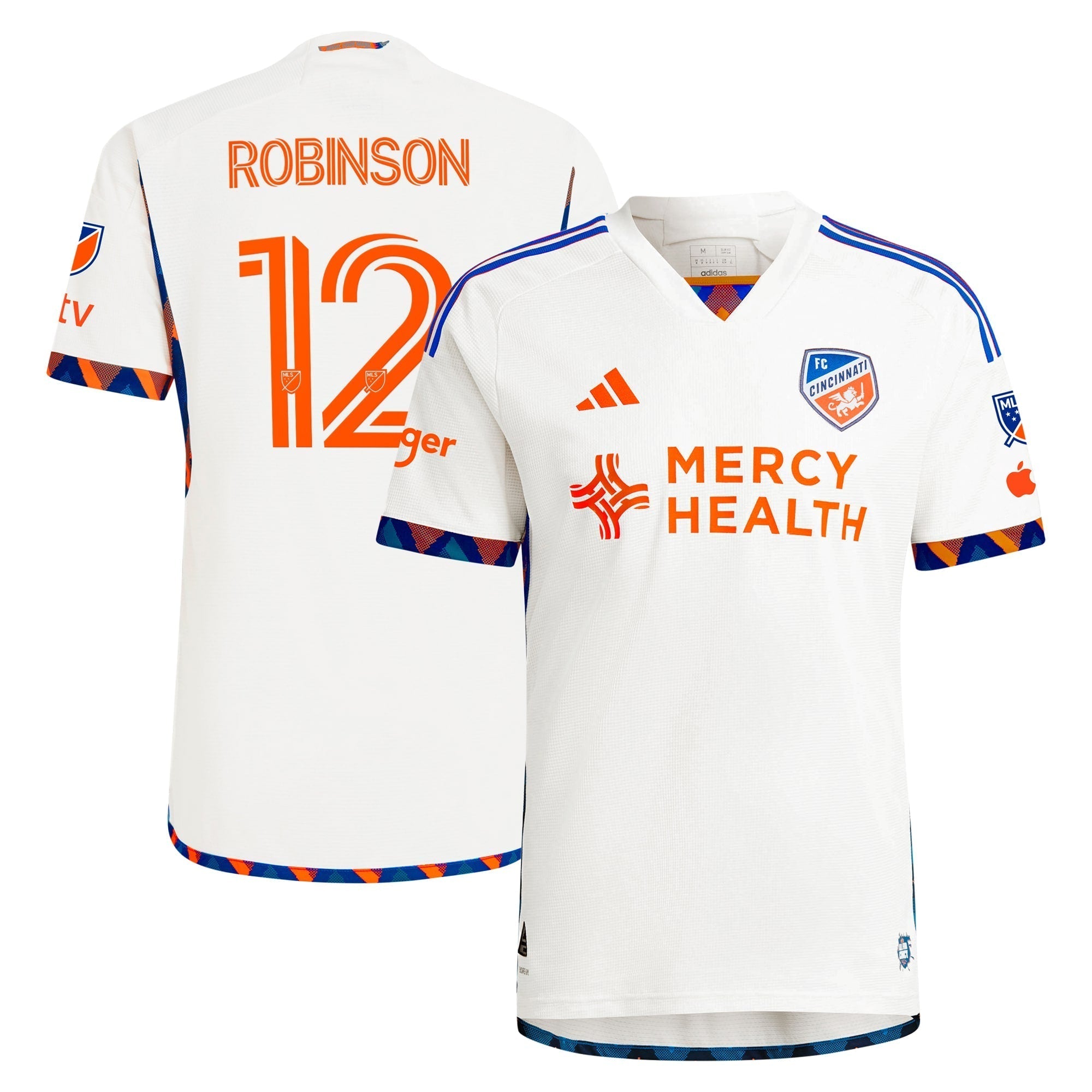 Miles Robinson FC Cincinnati adidas 2024 The Canvas Kit Player Authentic T-shirt - White (Copy)