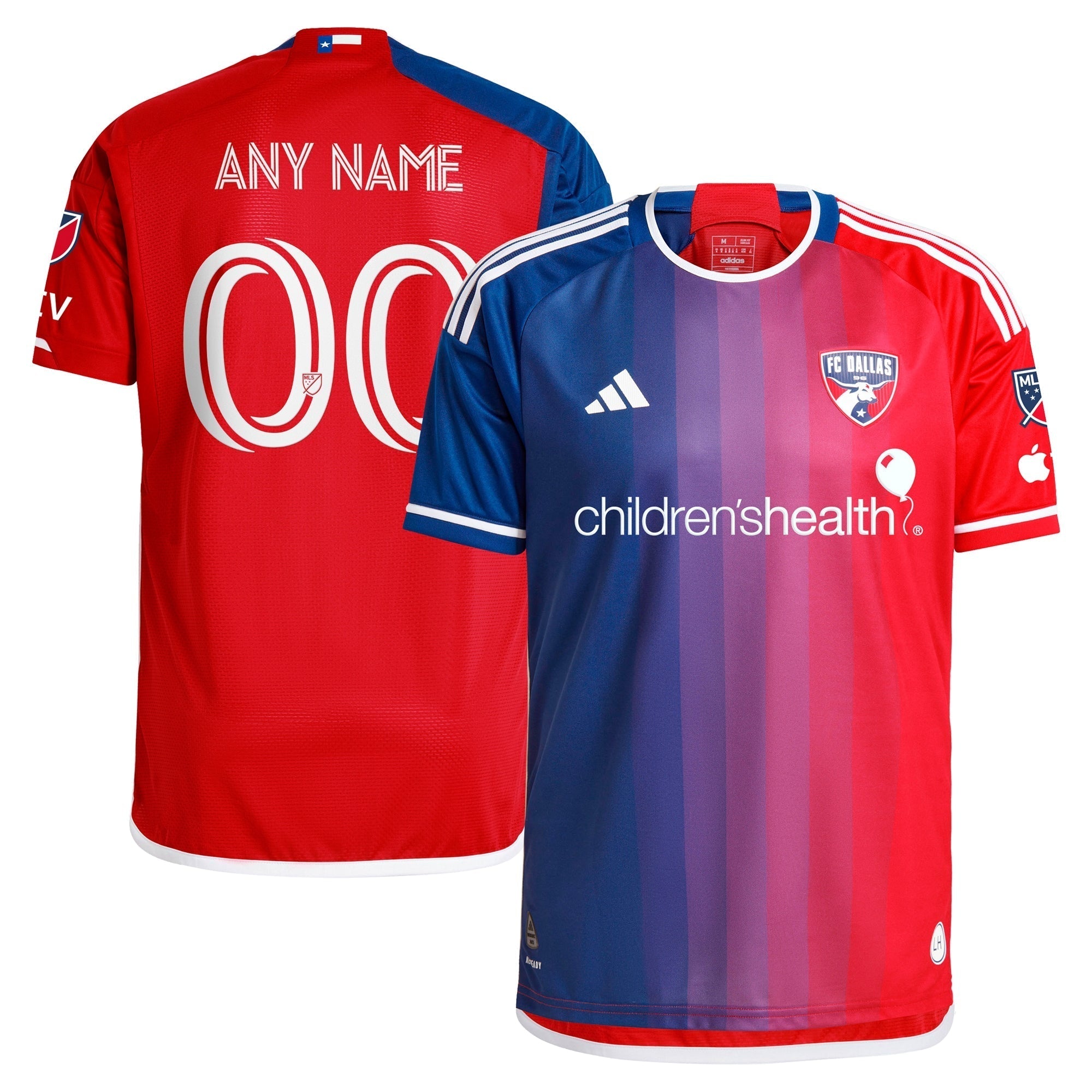 FC Dallas adidas 2024 After Burner Custom Authentic T-shirt – Navy