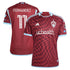 Omir Fernandez Colorado Rapids adidas 2024 One Flag Kit  Player Authentic T-shirt - Burgundy