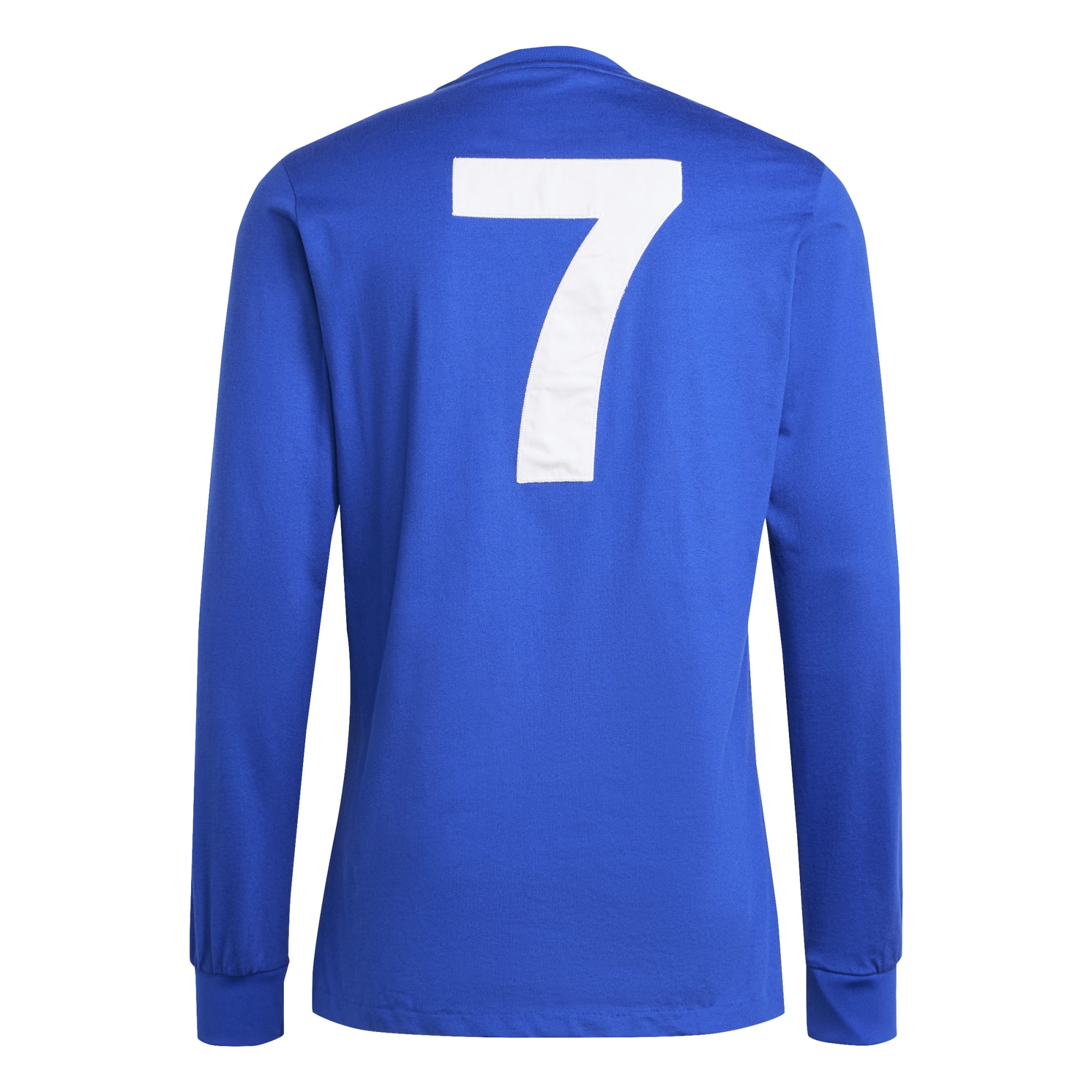 Manchester United x George Best adidas Originals Lifestyler Long Sleeve Authentic T-shirt - Blue