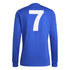 Manchester United x George Best adidas Originals Lifestyler Long Sleeve Authentic T-shirt - Blue