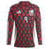 Raul Jimenez Mexico National Team adidas 2024 Home  Player Long Sleeve Authentic T-shirt - Burgundy
