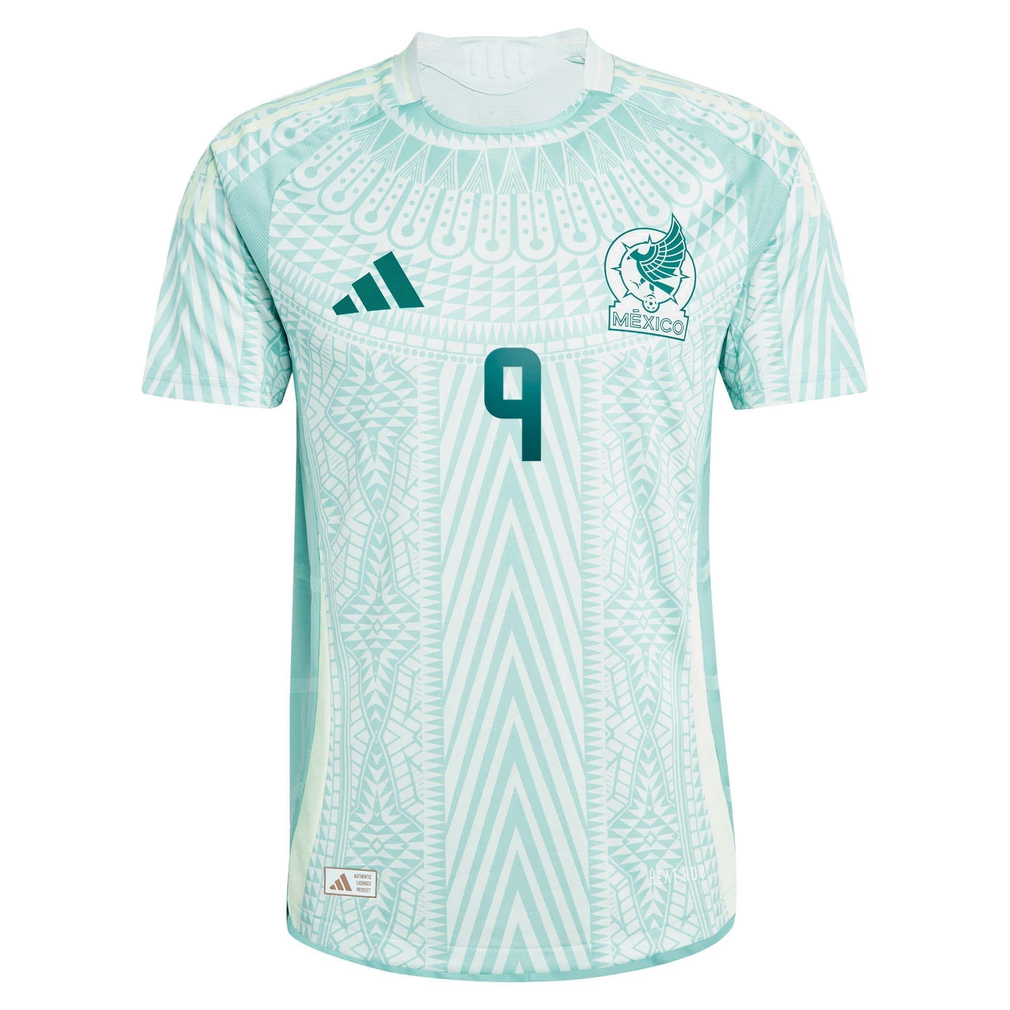 Raul Jimenez Mexico National Team adidas 2024 Away Player Authentic T-shirt - Green