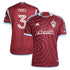 Sam Vines Colorado Rapids adidas 2024 One Flag Kit Player Authentic T-shirt - Burgundy