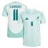 Santiago Giménez Mexico National Team adidas 2024 Away Player Authentic T-shirt - Green