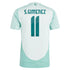 Santiago Giménez Mexico National Team adidas 2024 Away Player Authentic T-shirt - Green