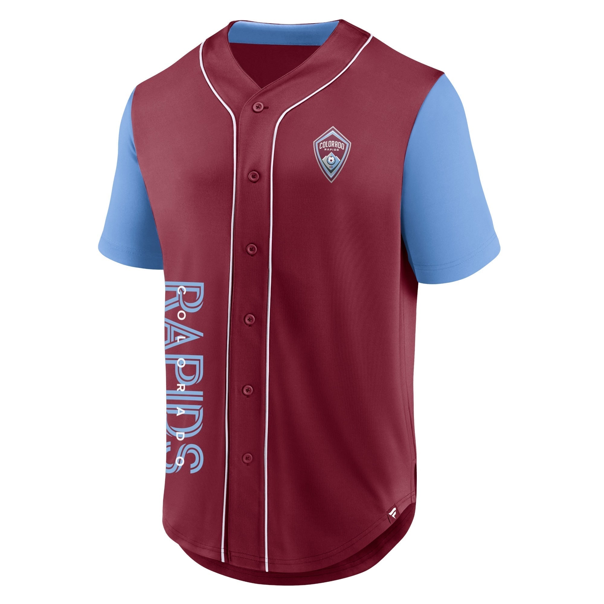 Colorado Rapids Fanatics Balance Fashion Baseball Authentic T-shirt - Burgundy