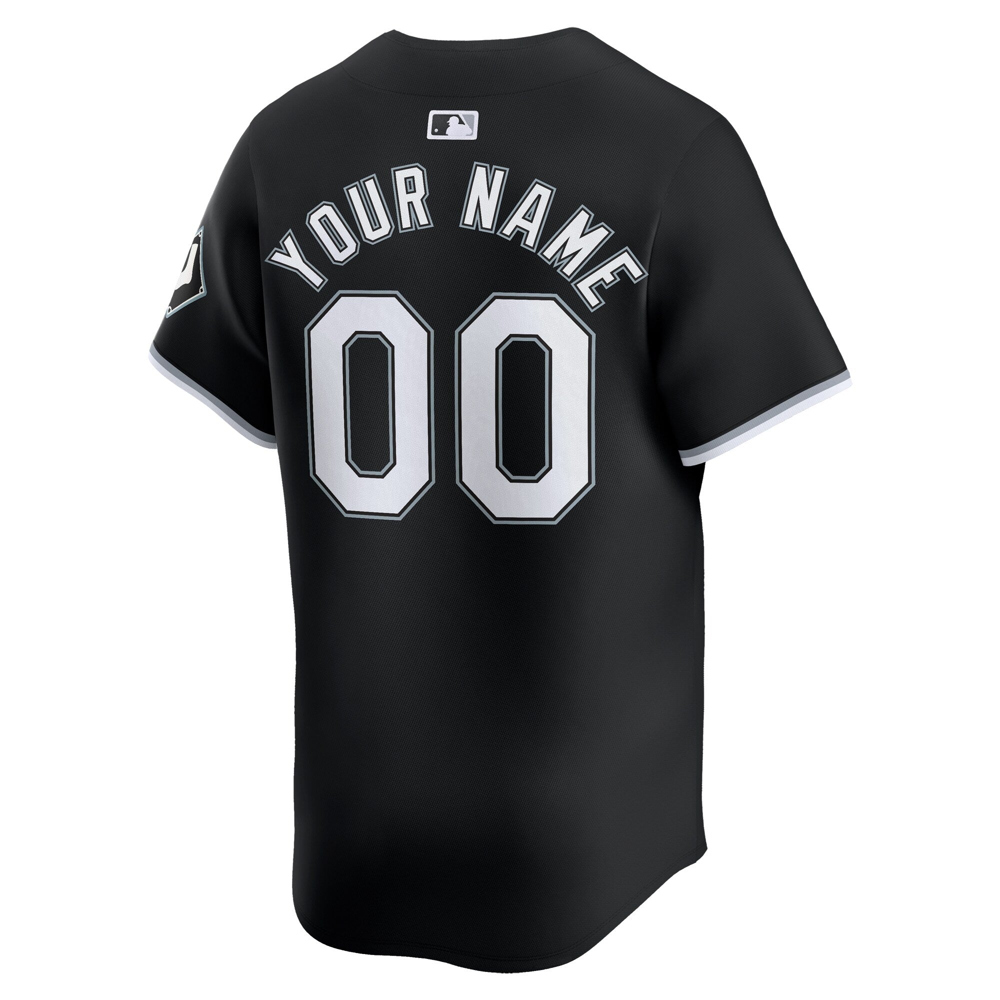 Chicago White Sox Nike Alternate Limited Custom Authentic T-shirt – Black