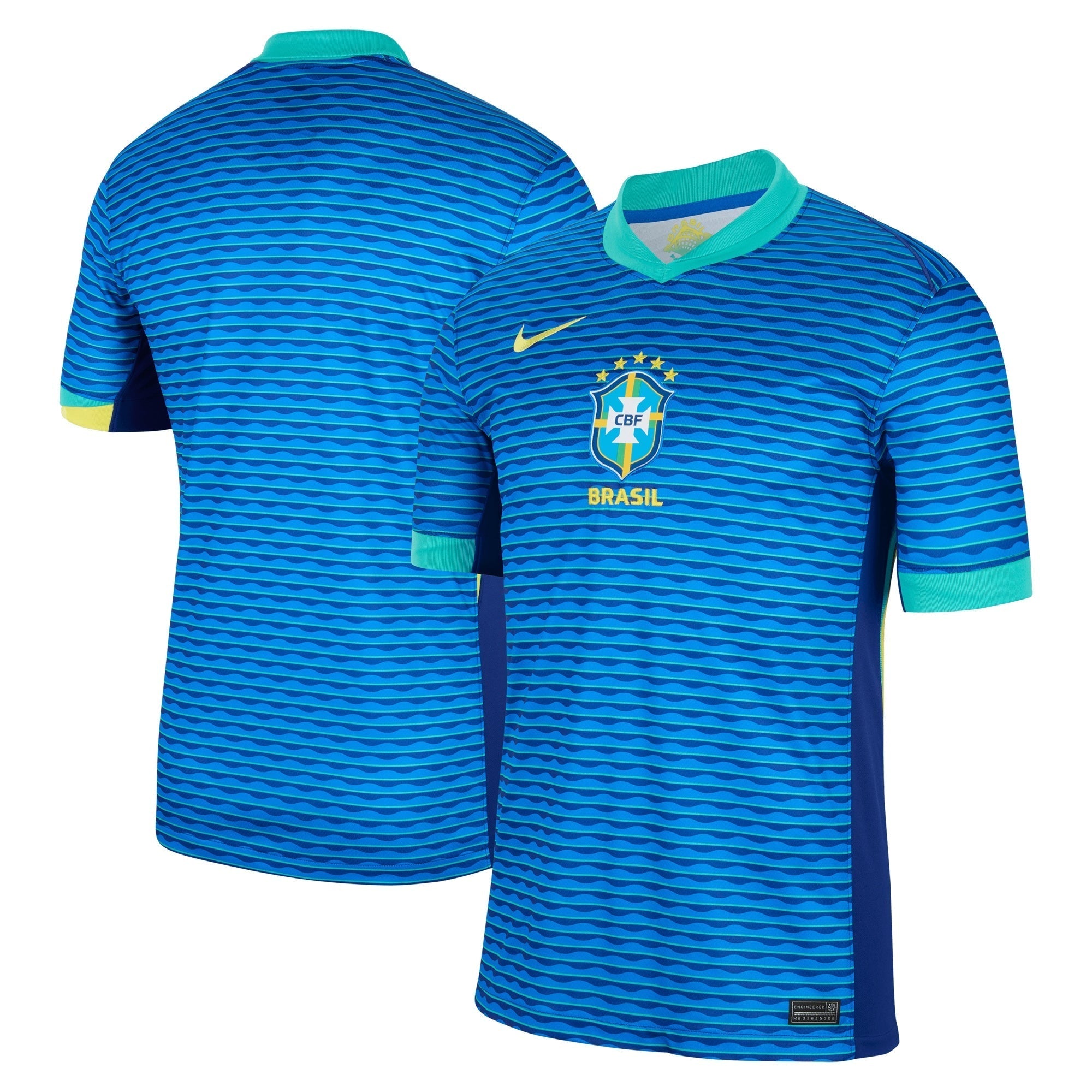 Brazil National Team Nike 2024 Home Match Authentic T-shirt – Yellow