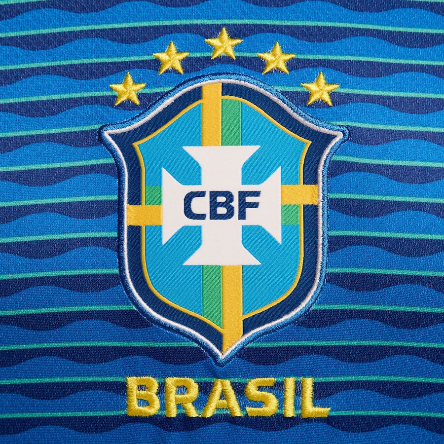 Brazil National Team Nike 2024 Home Match Authentic T-shirt – Yellow