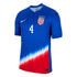 Naomi Girma USWNT Nike 2024 Away Authentic T-shirt - Royal