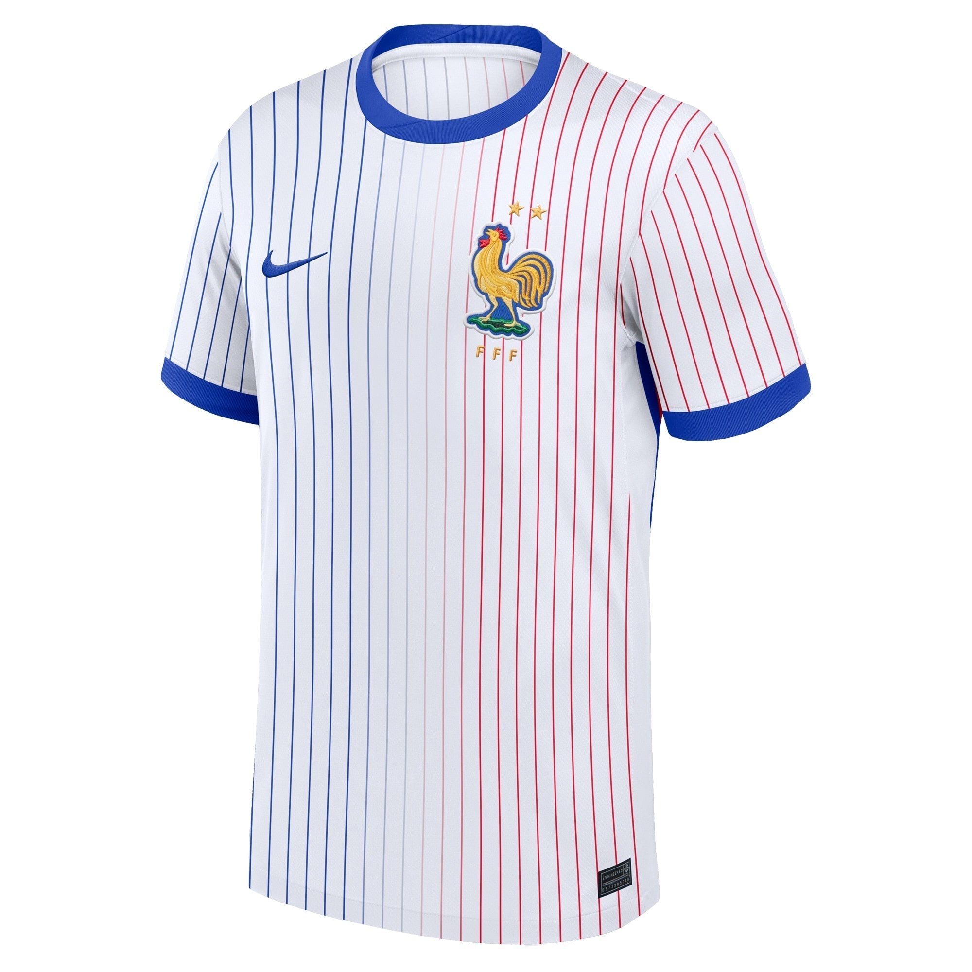 France National Team Nike 2024 Away Blank Authentic T-shirt - White