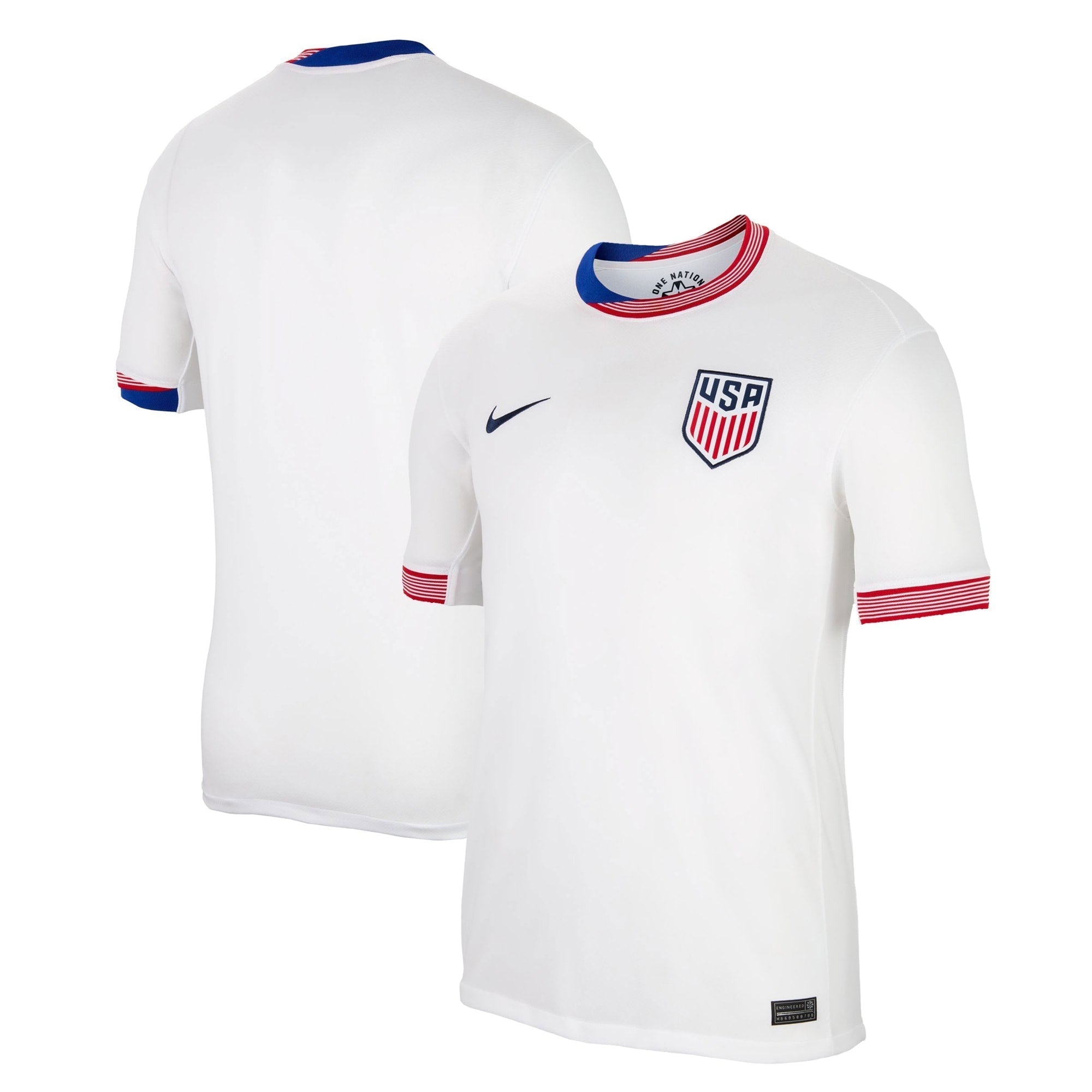 USMNT Nike 2024 Home Authentic T-shirt - White