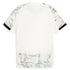 Puma Portugal 2025 Away Jersey white soccer shirt with abstract green and red patterns on sleeves and lower back