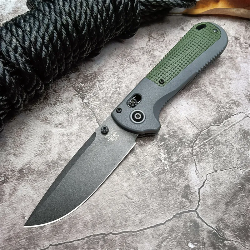 Benchmade 430BK Redoubt: Gray Tactical Folder | D2 Tool Steel